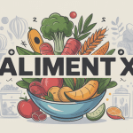 Illustration aliment x nutrition santé