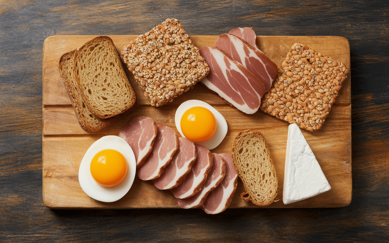 textures et pains avec quoi accompagner des oeufs mimosa