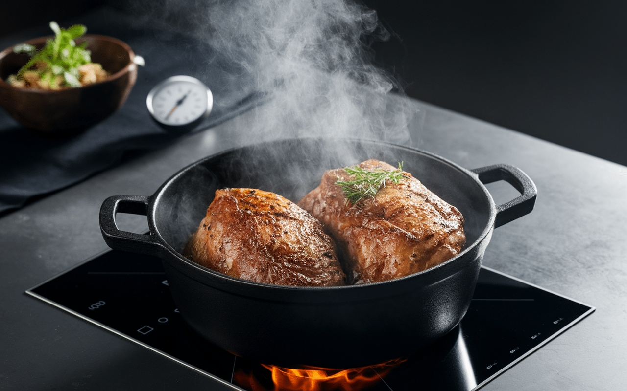 boeuf barbacoa effiloché cocotte vapeur