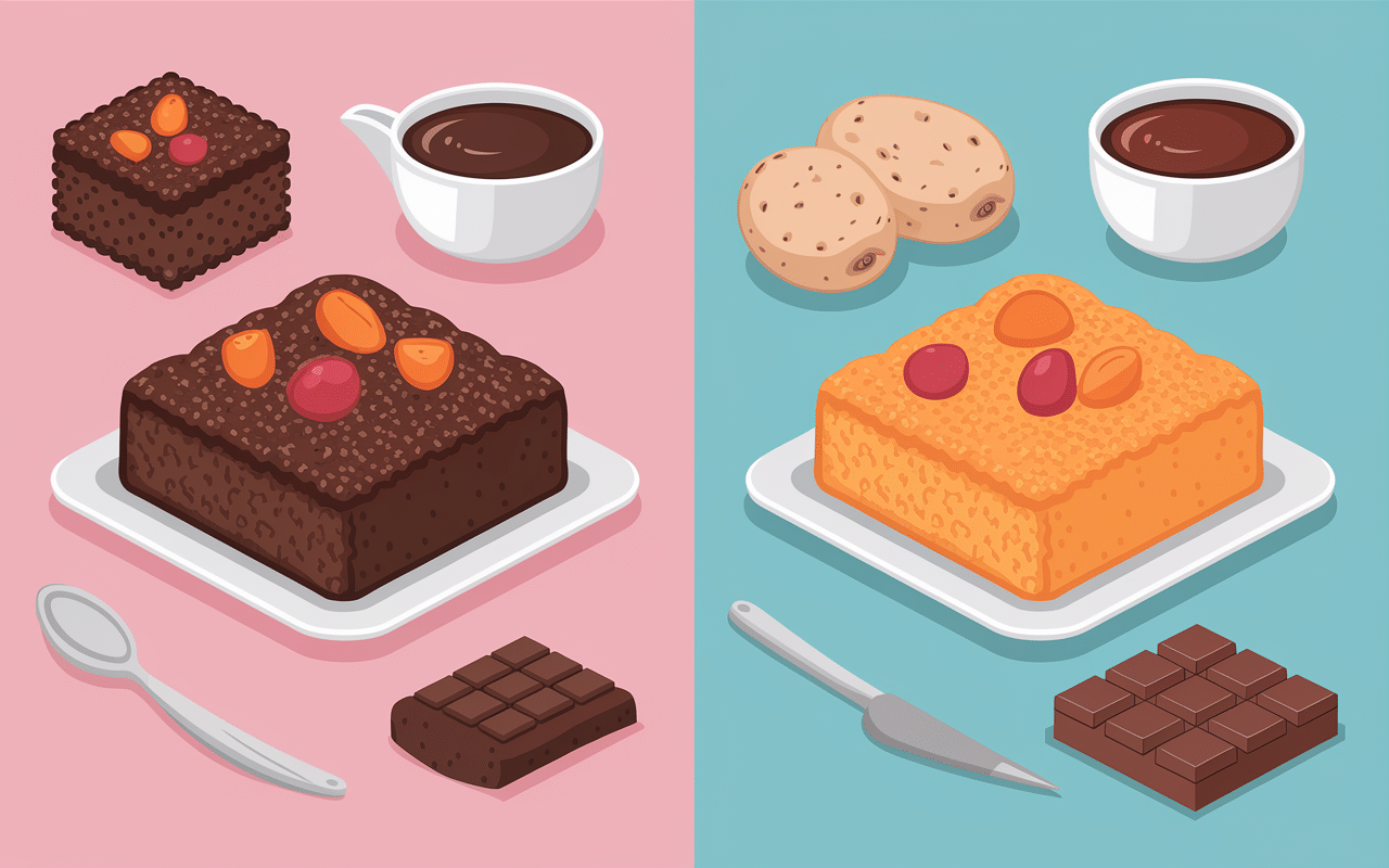 Transformation brownie patate douce chocolat sain