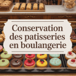 Vitrine de pâtisseries durée conservation pâtisserie boulangerie