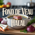 bol bouillon fond de veau halal avec legumes