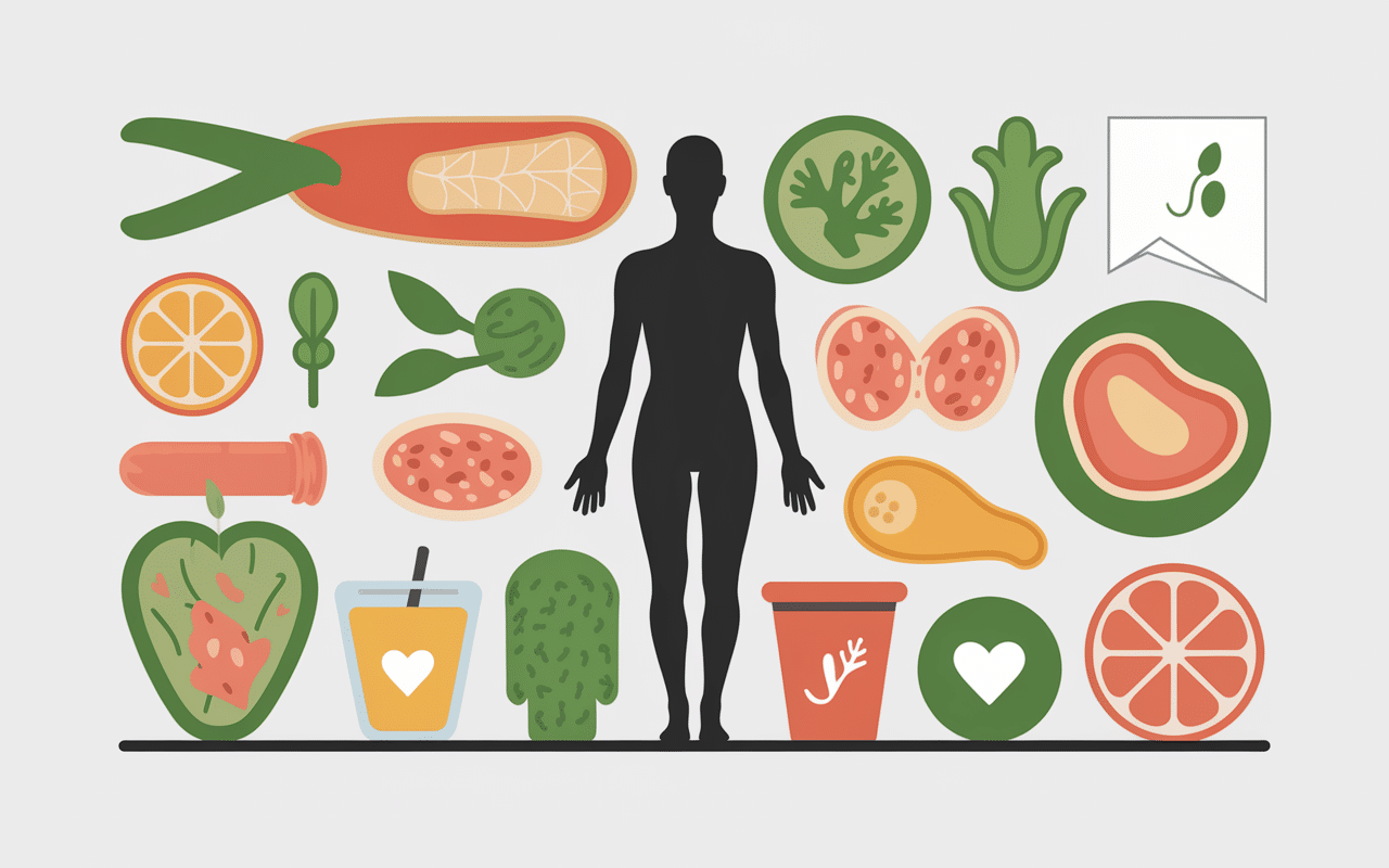 Infographie santé et nutriments du fromage fermenté