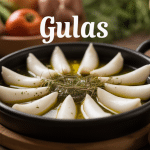 Gulas Espagne assiette typique sautées ail huile d'olive