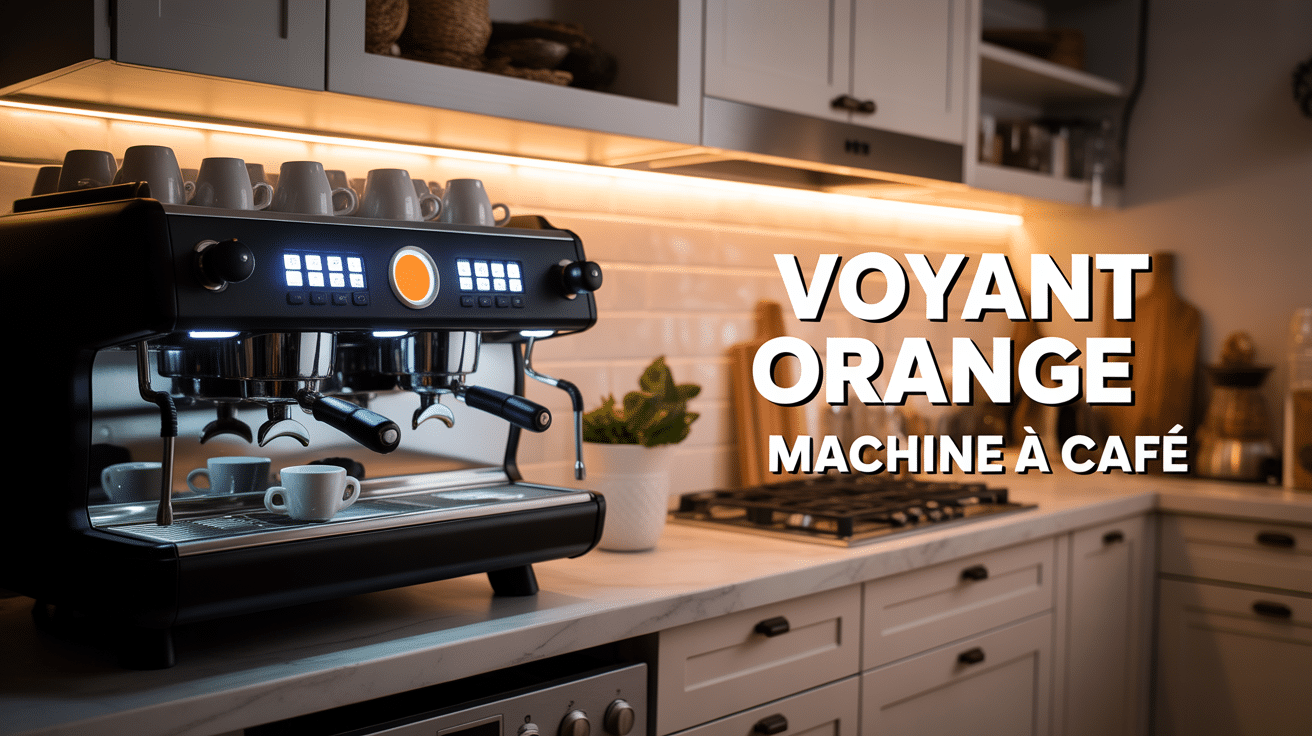machine à café beko voyant orange sur panneau de contrôle