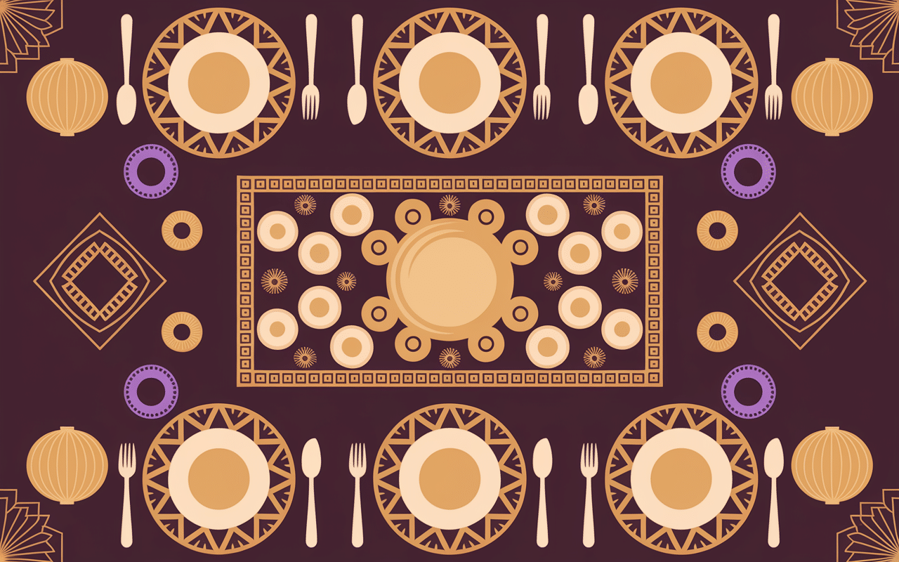 origine zlabia table fête orientale