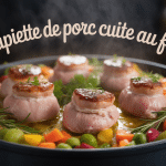paupiette de porc au four recette dans plat avec legumes