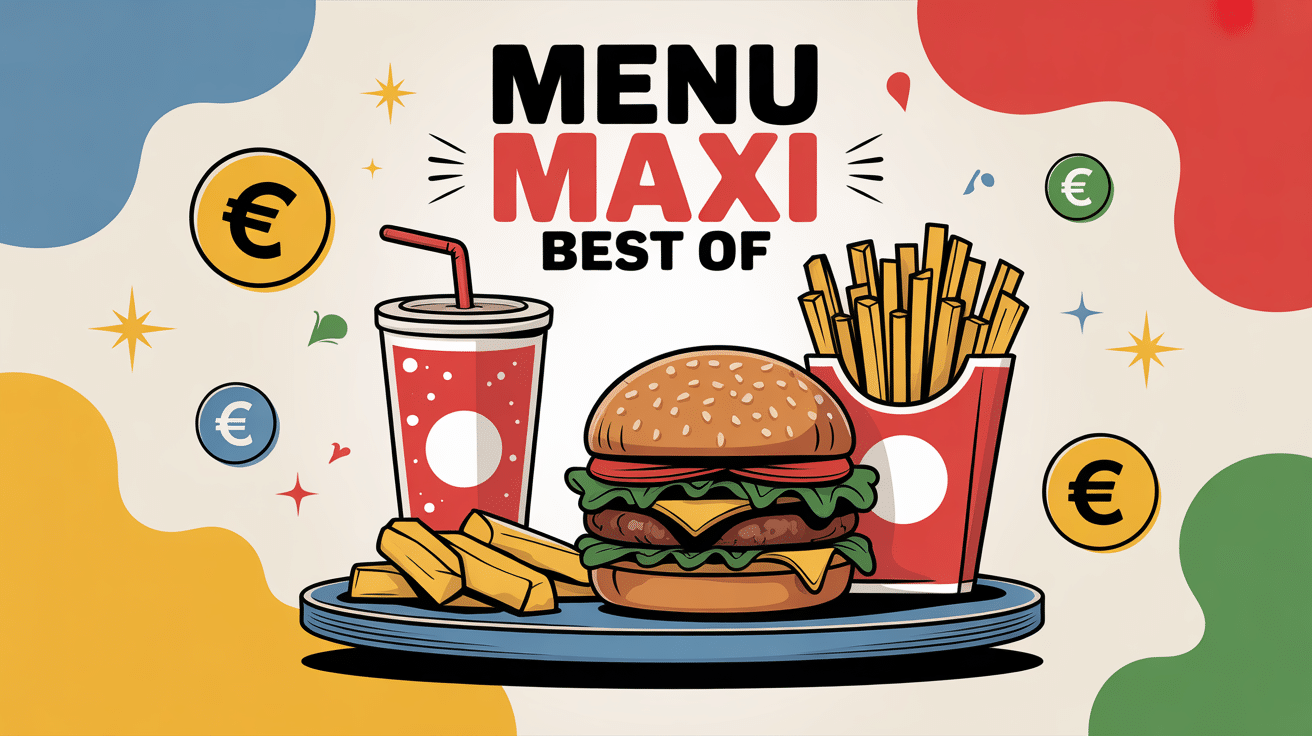 illustration prix menu maxi best of plateau burger frites boisson