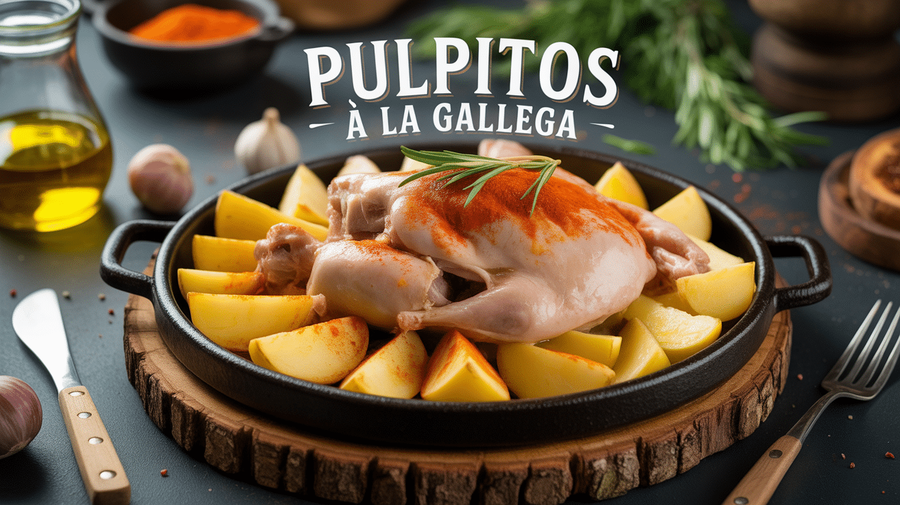 pulpitos a la gallega avec pommes de terre et paprika