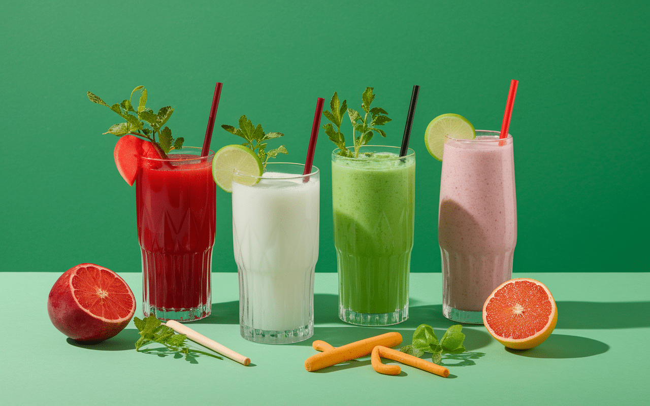 Jus de grenade, cocktail, lassi et smoothies pour couscous