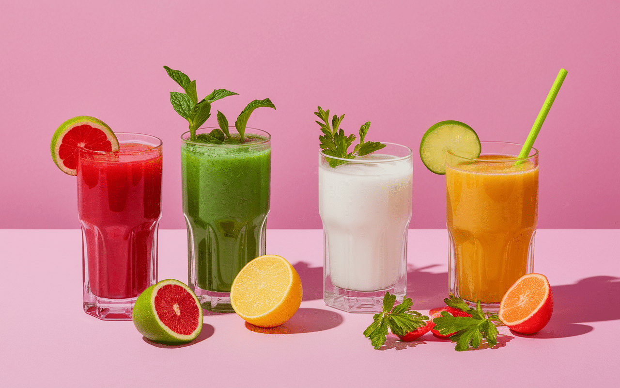 Jus de grenade, cocktail, lassi et smoothies pour couscous