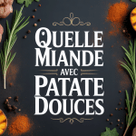 assiette viande grillée patate douce appetissante