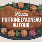 poitrine d'agneau dorée four et légumes recette