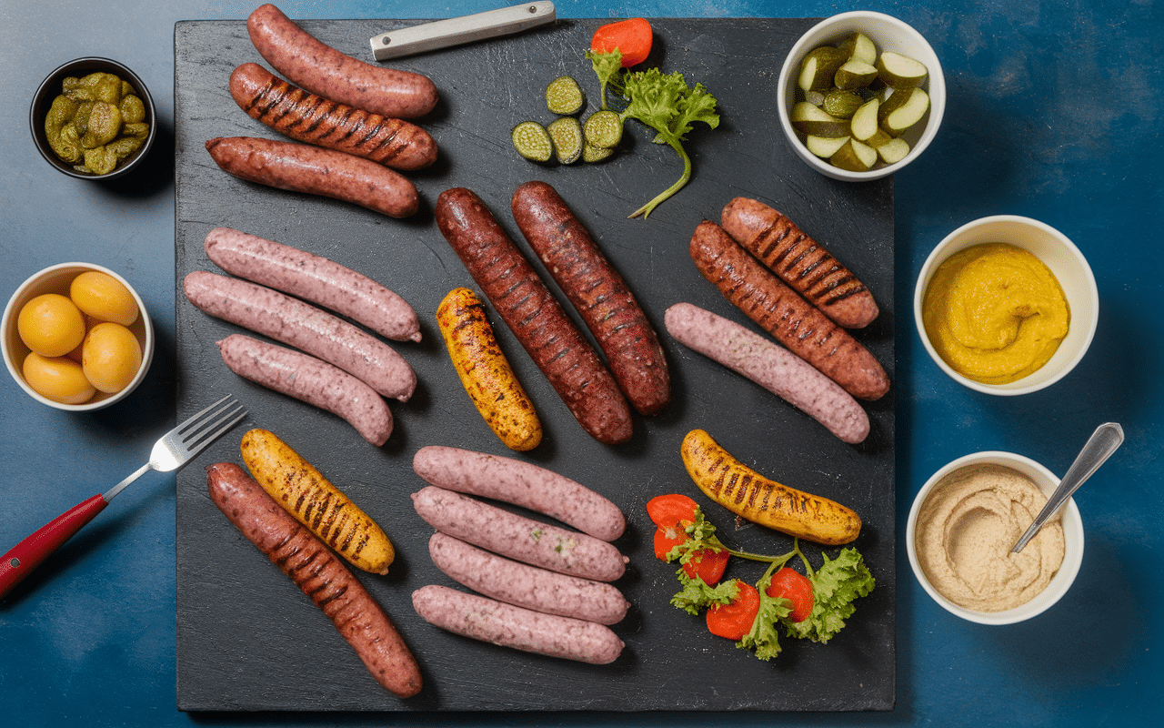 accompagnement saucisse barbecue assortiments adaptés