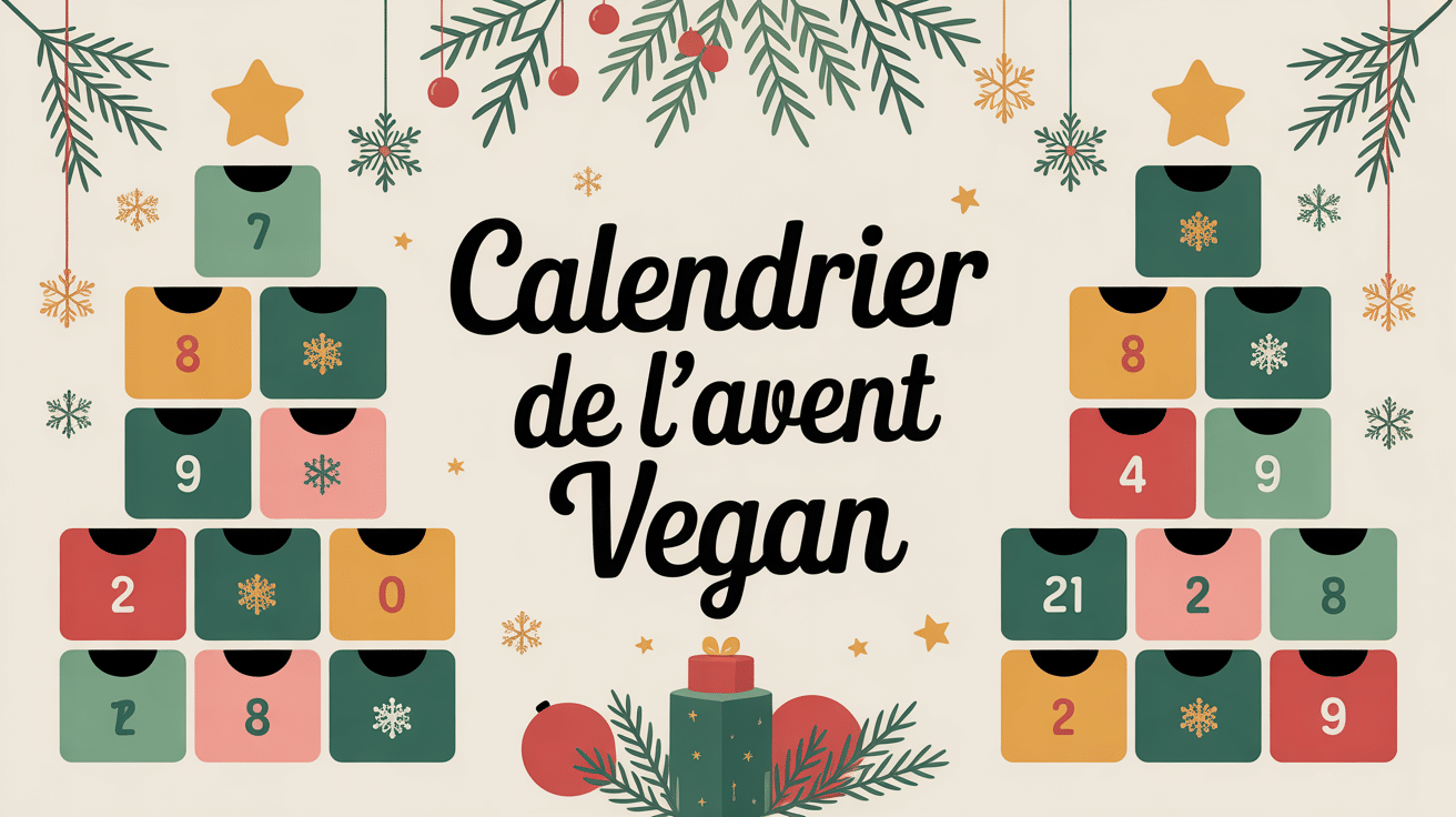 calendrier de l avent vegan boites gourmandes sapin