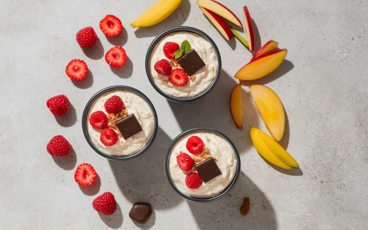 Variantes toppings crème de riz recette