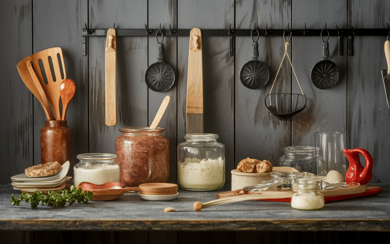 Conservation graisse de porc en cuisine bocaux garde-manger