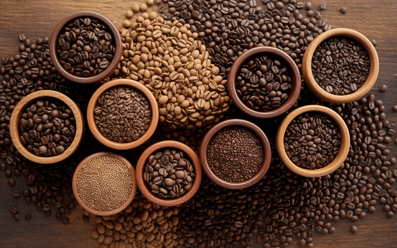 grains kimbo café et nuances torréfaction