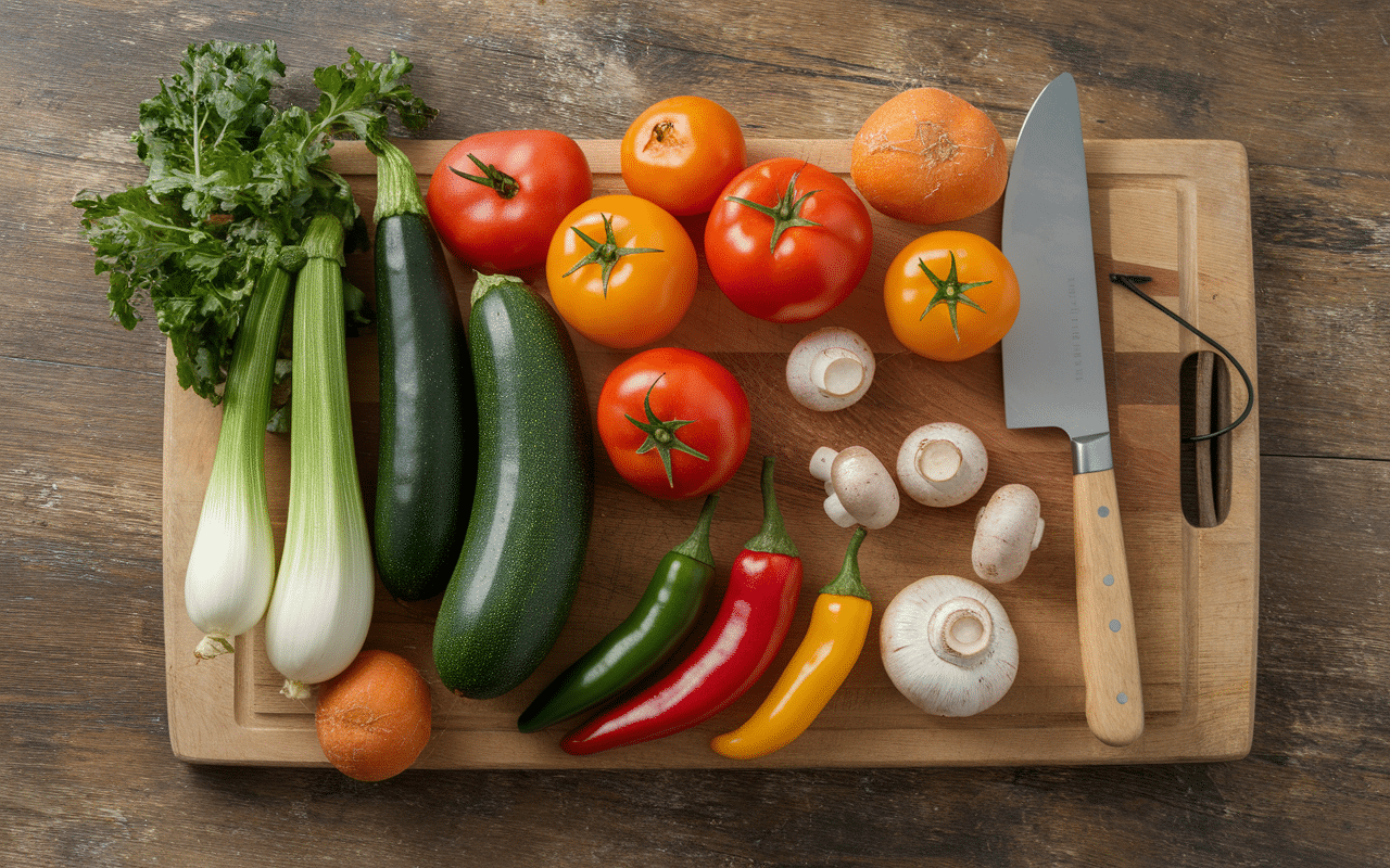 légumes saison tartelette légumes tranche planche