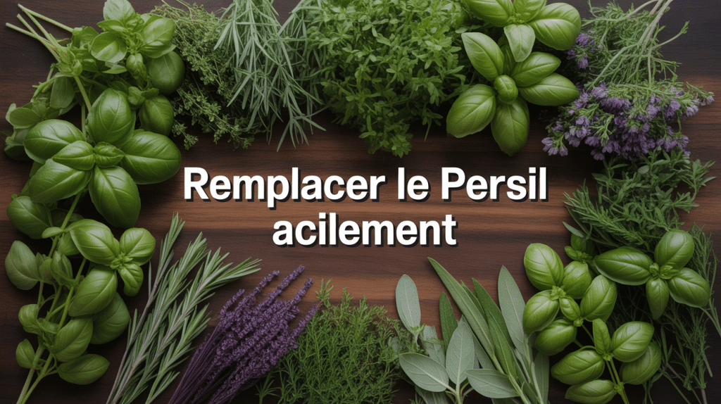 Par quoi remplacer le persil herbes fraîches