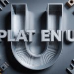 illustration plat en u profilé métallique