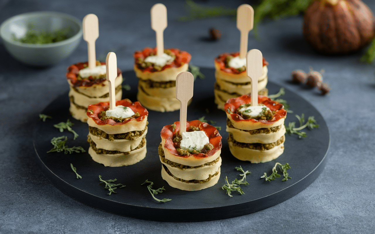 que faire avec des feuilles de lasagnes fraîches apéritif bouchées créatives