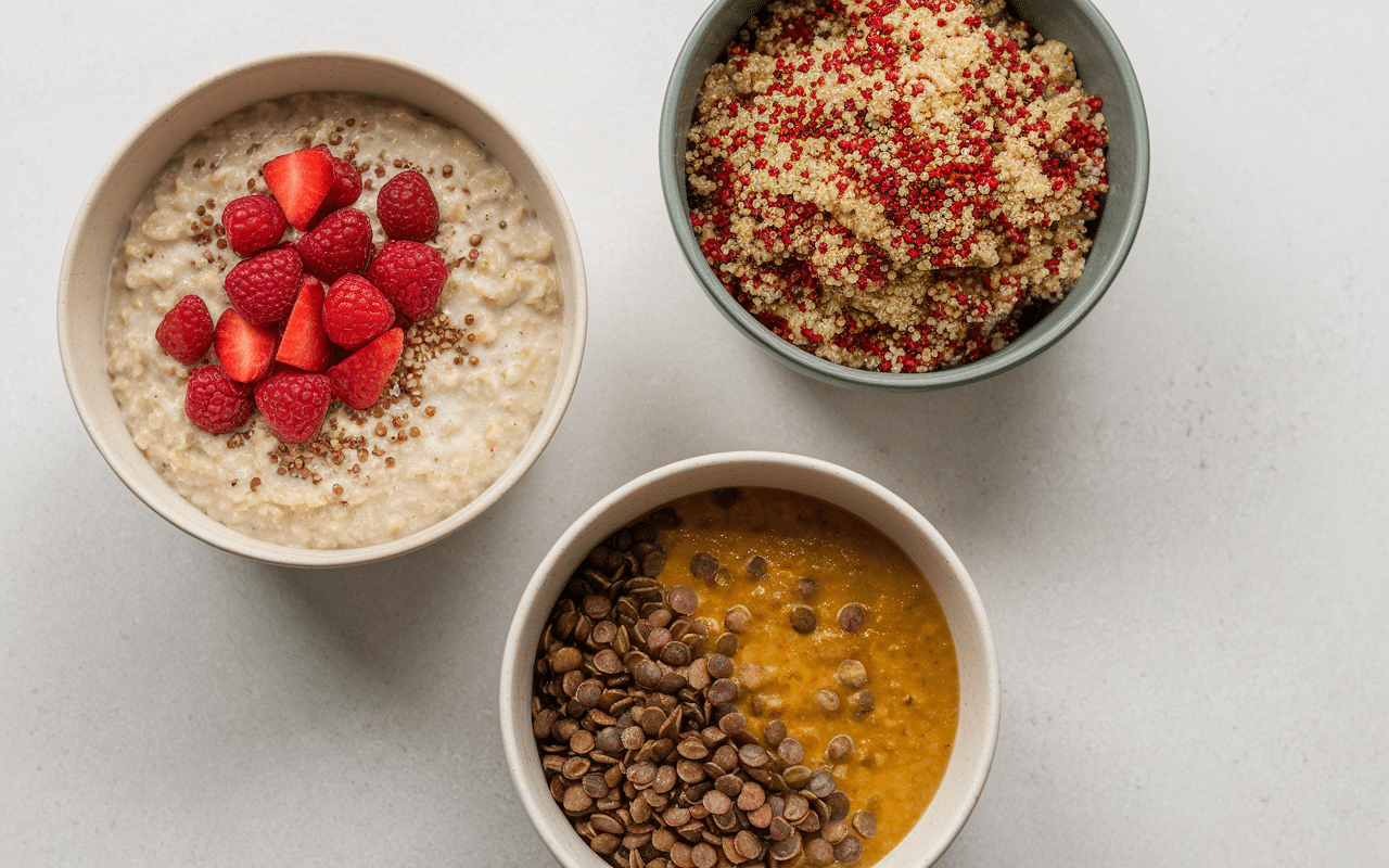 bols recette bas ig porridge quinoa dahl