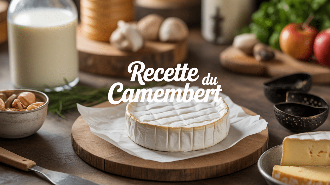 recette du camembert vue cuisine artisanale camembert sur planche