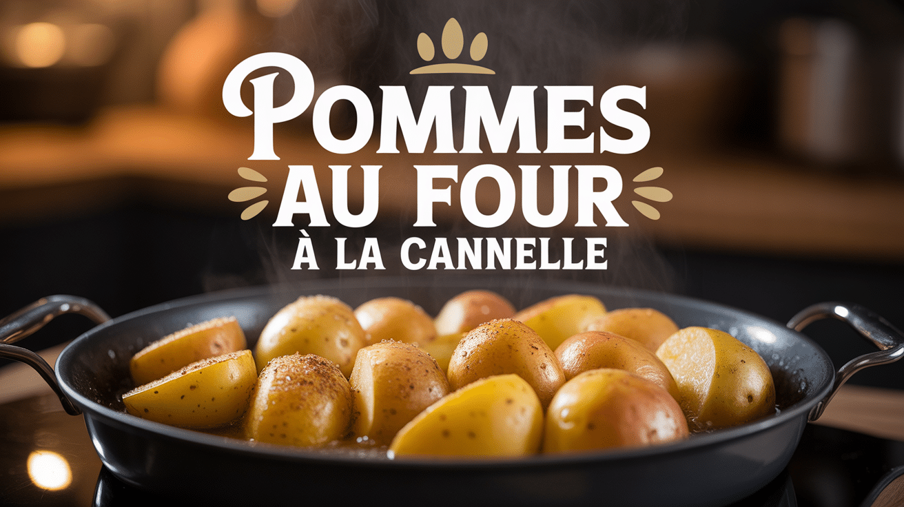 Pommes au four cannelle plat dessert