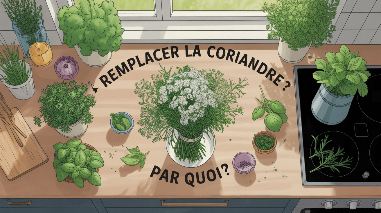 remplacer la coriandre par quoi, herbes fraîches alternatives en cuisine