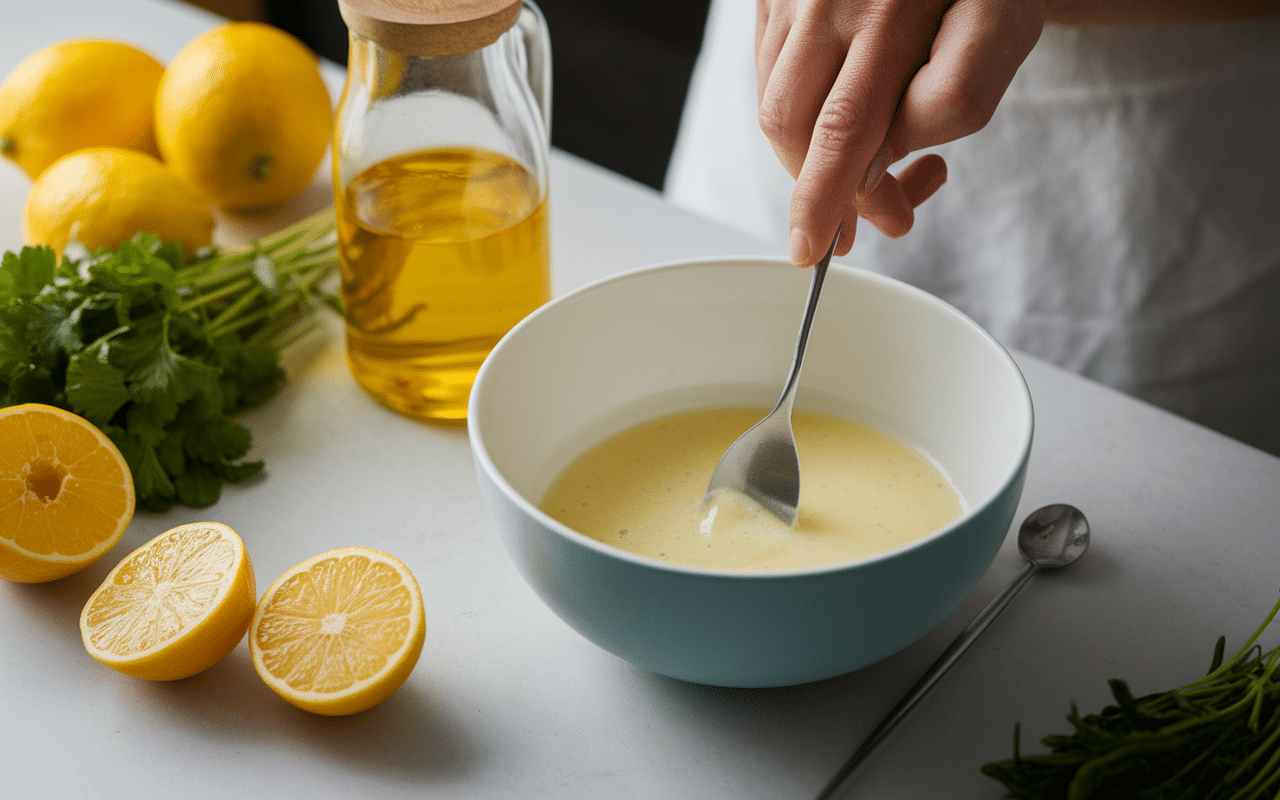 preparation maison sauce dorade emulsion