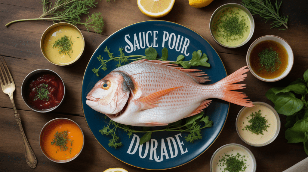 dorade et sauces maison pour sauce dorade