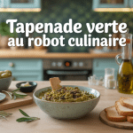 Bol de tapenade verte thermomix, ingrédients apéritif