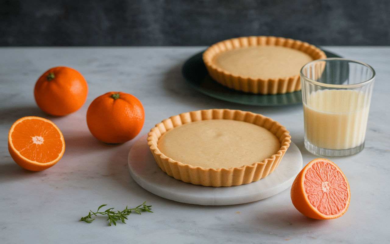 Ingredients pate sablee tartelette clementine atelier