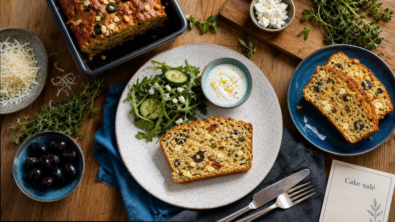 Recette salé : cake salé facile